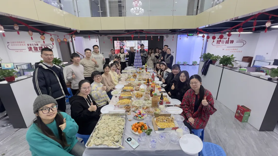河北金卷举办“争做饺饺者”包饺子 送祝福 贺新春活动